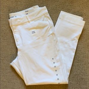 Old navy white pixie pants ankle length